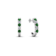 round-cut-green-emerald-hoops-earrings-in-14K-white-gold-FDEAR40640GEMGR-NL-WG